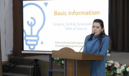 Xalqaro loyiha rahbari ishtirokida trening bo‘lib o‘tdi